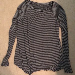 Striped long sleeve tee